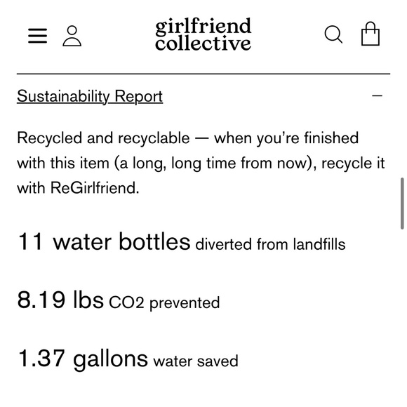 Girlfriend Collective Paloma Racerback Sports Bra in Moss - Picture 8 of 15